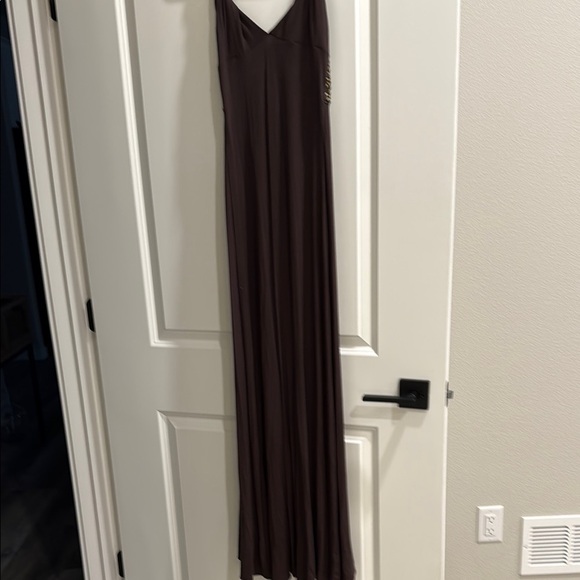 NWT SKY Elegant Brown Maxi Dress sz s - Picture 6 of 6